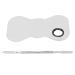 Shop Premium Cosmetic Makeup Palette Set | Stainless Steel Mixing Tray & Spatula for Flawless Foundation & Nail Art - International Shipping Available - Buy Online on SooperMarket.com