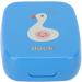 Contact Lens Case Kit Dustproof Waterproof Cute Little Duck Portable Plastic Material Contact Lens Box with Wearing Stick for Travel for Woman Blue - Buy Online on SooperMarket.com