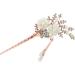 Minkissy 1PC Flower Pearl Hair Chopstick Alloy Hair Pin Chopsticks with Tassel Vintage Hair Stick for Girls Women - Buy Online on SooperMarket.com
