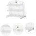 OSALADI Kitchen Accessories 3pcs Egg Storage Box Egg Holder for Fridge Eggs Egg Holder for re-usable - Buy Online on SooperMarket.com