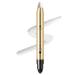 Go Ho White Highlighter Makeup Cream-to-powder Eyeshadow Stick Creamy Eyeshadow Pen Crayon Eye Brightener Stick Shimmer Pearl White Eyeshadow Pencil Smooth Easy To Color with Sponge Pointed 01 Shimmer White 01 White Hig...