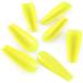 Brishow Coffin False Nails - Long Yellow Stick on Nails for Women and Girls - Buy Online on SooperMarket.com