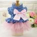 ZoonPark Puppy Dog Pet Clothes Pet Dog BOW Denim Dress Tutu Skirt Summer Clothes for Small Dog Cat Puppy (M Pink Skirt) - Buy Online on SooperMarket.com