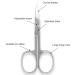 SS INSTRUMENTX Nail Scissors - Professional Curved Blade for Men and Women - Multi-Purpose Manicure Tool for Cuticle and Thick Toenails - Buy Online on SooperMarket.com