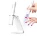 Denabuty UV Light for Gel Nails Mini U V LED Nail Lamp Handheld with Stand Portable Nail Dryer Rechargeable USB Cordless Nail Light with 2 Timers for Fast Drying White