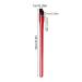 Professional Eyebrow Brush with Spoolie - Fiber Bristles Angled & Flat Applicator for Liquid Gel & Eyeshadow - 5.91 Inch Red - Buy Online on SooperMarket.com