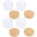 B Blesiya 4 Pieces 50g Empty Glass Cream Jars - Ointment & Cosmetic Containers with Screw Lid for International Shipping - Buy Online on SooperMarket.com