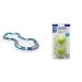 Catit Design Senses Super Roller Circuit Tempo game rail & illuminated Ball 2er-Pack Tempo game Schinen Bundle with illuminated ball