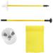 SPYMINNPOO Detachable 2 Section Golf Flagstick with Yellow Flag for Putting Green - Buy Online on SooperMarket.com