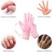 Fengyang Silicone Moisture Gloves - 2PC Pink Gel Spa Gloves for Dry Cracked Hands | Moisturizing Hand Care for Women - Buy Online on SooperMarket.com