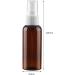 TIANZD 12 Pieces Empty 50 ml Brown PET Plastic Fine Mist Pump Spray Bottles with White Top Portable Sprayer for Perfume Water Cosmetic Travel Containers Refillable 2x Funnel - Buy Online on SooperMarket.com