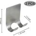 Funincrea 2-Pack Shaver Holder | Self-Adhesive Stainless Steel Hooks for Shower Razors Towels & More - Gray - Buy Online on SooperMarket.com