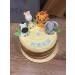 Personalised Zebra Cake Topper - Edible Jungle Animal Birthday Decoration with an Edible Glue - Baby Shower Party Supplies - Buy Online on SooperMarket.com
