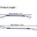 NIUTRIP Bungee Boat Dock Line 2Pack 4-5.5FT Blue - Stretchable Mooring Rope for Pontoon Jet Ski, SeaDoo, Kayak - Boating Gifts for Men - Fishing Boat Accessories - Buy Online on SooperMarket.com