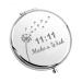 CHOORO Dandelion Wishing Pocket Mirror Gift 11:11 Make a Wish Compact Mirror Spiritual Gift for Wish Lover (Make a Wish-M)