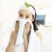 Makeup Headband Elastic Sprout Head Wraps Face Washing Hair Bands White shower head wraps - Buy Online on SooperMarket.com