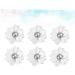 ABOOFAN 2pcs 1 20pcs Craft Chiffon Flowers Satin Ribbon Cloth Flower Accessories Clothes Flower Manual Whitex2pcs Size 1x2pcs - Buy Online on SooperMarket.com