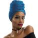 Youme Stretch Jersey Turban Head Wrap for Women - Soft, Breathable Scarf in Black, Navy Blue, Red - Buy Online on SooperMarket.com