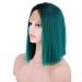 BGHJUE Dark Green Lace Front Wig | Hand Woven Gradient Hair | International Shipping Available - Buy Online on SooperMarket.com