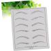 Angoily 6 Pcs Eyebrow Practice Skin Eyebrow Microblading Skin Eyebrow Training Skin Set - Buy Online on SooperMarket.com