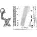 SKS Diamante Bling Clip On Alphabet Letter Charm (F) - Buy Online on SooperMarket.com