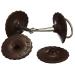 Acavallo Unisex's Brown Bit Guards One Size One Size Brown