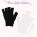 2 Pairs UV Protection Fingerless Gloves for Nails - UPF50+ Shield Gloves for Manicure Cycling & Car Rides - Buy Online on SooperMarket.com