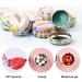 Rarapop 12 Pack Round Empty Tin Candle Jars - 20ml Refillable Travel Tins for Candle, Lip Balm, Salve, Eye Shadow & Powder - Buy Online on SooperMarket.com
