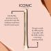 ICONIC LONDON Vegan Concealer Duo Brush - Perfect Makeup Buffing Blending & Finishing Tools - Cruelty-Free - Buy Online on SooperMarket.com
