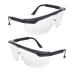 Juhonnz protective glasses 2 pairs of protective glasses for glasses wearers Anti-Fog Protection glasses Professional safety glasses for children adult eye protection PC glasses for outdoor activities black