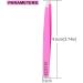 Professional Stainless Steel Eyebrow Tweezers for Precision Plucking and Ingrown Hair Removal - Pink - Buy Online on SooperMarket.com