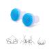 Amawa 2Pcs Mini Silicone Anti-snoring Device to Prevent snoring to Prevent snoring and Sleep (Color : Blue)
