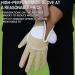 Finger Ten Men's Golf Gloves - All-Weather Leather with Ball Marker Left & Right Options | 1-Piece Khaki - Buy Online on SooperMarket.com