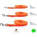 Buy Towline Biothane Dog Leash for Small Dogs - 9mm 3m 5m 10m 15m | Neon Orange with Hand Loop - Buy Online on SooperMarket.com