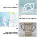 2pcs Toddmomy Silicone Baby Bottle Handle Grips - White | Newborn Bottle Accessories - Buy Online on SooperMarket.com