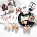 Pack of 30 Mini Faux Fur Pom Poms Beads - Handmade DIY Crafts - 30mm Mix Colors - Buy Online on SooperMarket.com