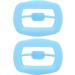 Silicone Cheek Retractors - 2 Piece Whitening Mouth Opener for Oral Inspection - Reusable & Portable Pink & Blue - Buy Online on SooperMarket.com