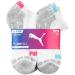 Puma Youth Girls 10-Pair No Show Socks | Cushioned Footbed | Mesh Ventilation | Arch Support | Size 4-9.5 - Buy Online on SooperMarket.com