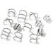 Diarypiece 12 Pcs Retro Advanced Sense Ear Bone Clip Without Pierced Metal Ear Cuff Jewelry Metal alloy - Buy Online on SooperMarket.com