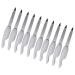 Beaupretty 10pcs Folding Double Side Nail Files and Buffers - Pocket Size Manicure Pedicure Tool - Buy Online on SooperMarket.com