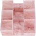 Acrylic Eyelash Beauty Organizer with Tweezers Holder | Marble Pink Display Boxes for Home and Salon - Buy Online on SooperMarket.com