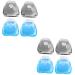 Osaladi clothes hanger 8 pieces of razor holder Razor hanging razor holder Saugnapf Razen-Rack-Hook Hooks Wall Organizer Wall Bracket clothes racks rack plastic hooks for hanging blue grayx2st 5x4x2.8cmx2pcs