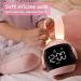Vicloon Rabbit Children's Alarm Clock - Dual Alarm 6 Ringtones Snooze & 90-Day Standby - Perfect Gift for Kids (Pink) - Buy Online on SooperMarket.com