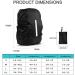 GUKOY Waterproof Backpack Rain Cover with Reflective Strap (18-70L) 2 Adjustable Anti Slip Cross Buckle Strap Rainproof Snowproof Dustproof Anti-Frost Covers XL (for 56-70L backpack) - Buy Online on SooperMarket.com