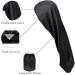 Ladaypoa Women's Satin Sleep Cap - 2-Piece Silk Hood for Curly Hair | Adjustable Double-Layer Design | Black - Buy Online on SooperMarket.com