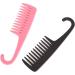 Wide Tooth Combs Of Hook Handle Detangling Reduce Hair Loss Comb Pro Hairdress Salon Dyeing Styling Brush Tools (Color : Random 1pc Size : 1 size) 1 size Random 1pc - Buy Online on SooperMarket.com