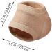 minkissy 2 Pairs Moisturizing Heel Socks Open Toe Socks Cracked Gel Heel Protector Toeless Spa Socks Heel Repair Socks Footcare for Dry Hard Cracked Skin B - Buy Online on SooperMarket.com