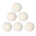 Dry Ball Removes Odours Pack of 6 High Density Reduces Static Electricity Dehumidifies Wool Drying Balls for Washing Clothes (4 cm)