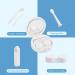 Unicorn Butt Contact Lens Travel Kit Portable Cute Contact Box with Mirror for Daily Outdoor - Buy Online on SooperMarket.com