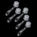 5pcs White Dust Brush Set for Nails - Nail Art & Manicure Brushes for Beauty & UV Gel Application - Buy Online on SooperMarket.com
